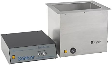 Sonicor Inc, 44 Gallon Industrial 1800 Watt Ultrasonic Cleaner (Tank I.D.: 24"x18"x24") (220V)
