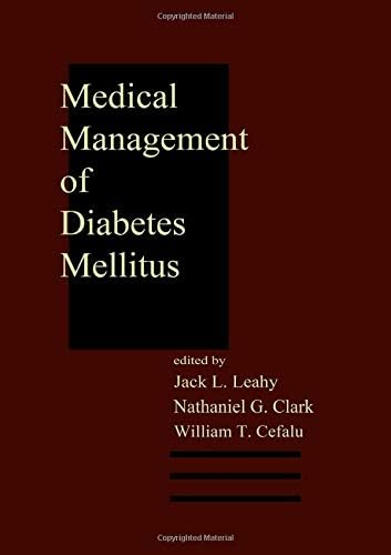 Medical Management Of Diabetes Mellitus (Hb 2000)