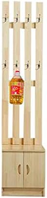 Coat Racks DUO With Bench, Double 4 Hooks And Shoes Cabinets Umbrella And Hat Rack For Entryway Hallway Garment Rack Organiser