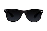 Blues Brothers Horn-rimmed Style Sunglasses With Microfiber Case