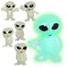 100 Tiny Glow in the Dark Alien Figures