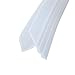 uxcell 1/4 inch Glass Applicable h Frameless Window Shower Doors Sealed Clear 39 inch 1Pcs