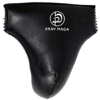 Krav Maga Mens Vinyl Deluxe Padded Groin Guard (Large)