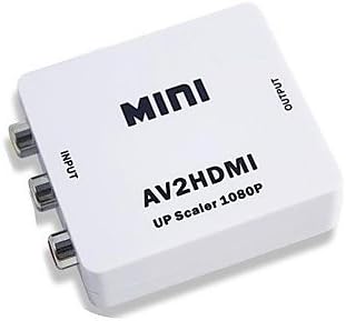 Adapter and cables, LWM Mini RCA AV/CVBS Composite to HDMI V1.4 Adapter Converter for PC PS3 VCR DVD PAL NTSC