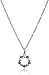 A&M Designer Inspired Open Circle Heart Chain Necklace, 18