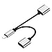 Headphone Adapter Phone Connector Earphones Aux Audio Adapter Stereo Jack Dual Port Headset Audio Adapter Splitter