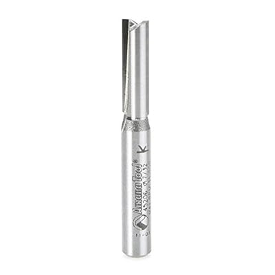 Amana Tool 45206 Carbide Tipped Undersized Plywood Dado Plunge 7/32 D x 3/4 CH x 1/4 Inch SHK Router Bit for Plywood Thickness 1/4 minus 1/32
