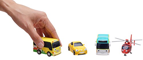 Set Regalo Tayo The Little Bus Friends Special 4 - Air, Peanut, Kinde, Shine - Action Figure