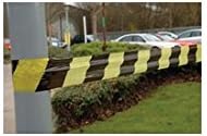 FD Tape Barrier Striped 75X500M Blck/Ylw--Suitable for indoor or outdoor applications. Versatile non-adhesive tape. Type - Yellow/Black. Width - 75mm. Length - 500m.