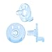 LHEI Baby Pacifier with Removable Stuffed Animal, Silicone Elephant Infant Pacifier Soft Plush Toy for Boys & Girls Teether Pacifier Holder