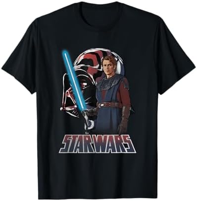 Amazon.com: Star Wars Ahsoka Anakin Skywalker Vintage Faded Title