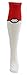 Pokemon Go Pokeball Knee High Socks Size 5-10 Red/Ivory