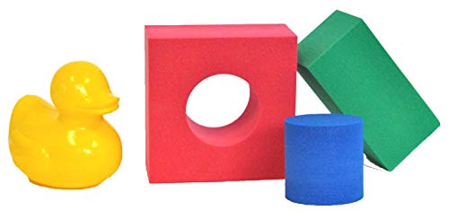EWONDERWORLD Non-Toxic Floating Waterproof Foam Building Blocks Bathtub Toys for Children w/ Tote Bag: Non-Recycled Quality & Lead Free