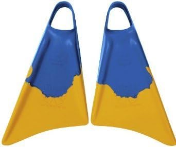 Churchill Makapuu Swim Fins - Blue/Yellow (Medium (7-8.5))