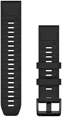 Amazon.com: Garmin QuickFit 22 Watch Band - Black with Black