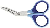 PhysiciansCare by First Aid Only 90294 Titanium Non-Stick First Aid Bandage Shear, 4" Bent, Blue