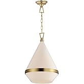 Maxim Giza - 1 Light Pendant-23 Inches Tall and 15.5 Inches Wide-Satin Brass Finish -Traditional Installation