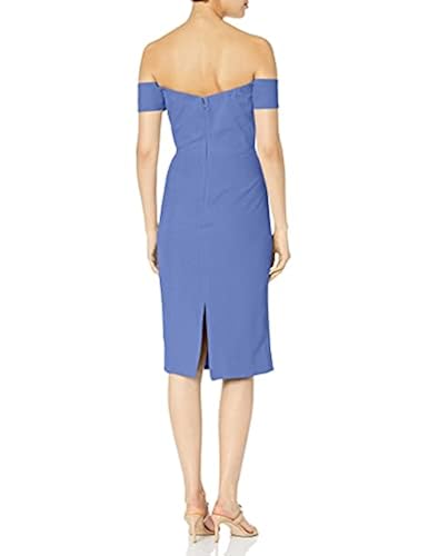 bailey jay blue dress Dress the Population Women's Bailey Off The Shoulder Sweetheart Bodycon  Midi Sheath Dress Dress, Blue Jay, XXL in Kenya