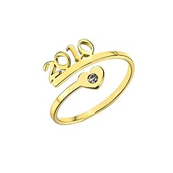 RUXIANG Customize Year Age Cute Ring for Women