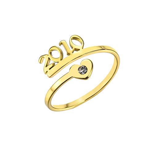 RUXIANG Customize Year Age Cute Ring for Women