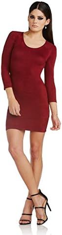 bylexie Sexy long sleeve dress Nicki Minaj (Large, Red)