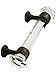 3" On Center Hexagonal Cut Crystal Handle With Solid Brass Bases In Oil Rubbed Bronze. Antique Handles For Furniture.