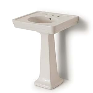 Waterworks Alden Pedestal Sink in Warm White - - Amazon.com