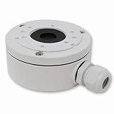 DS-1280ZJ-XS Aluminum Bracket Junction Back Box for Hikvision DS-2CD2042WD-I, 2CD20xx Series Bullet Cameras (1 Pack)
