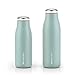 AKS Vacuum Insulated Water Bottle, Double Wall Stainless Steel Travel Mug (17oz, Green)