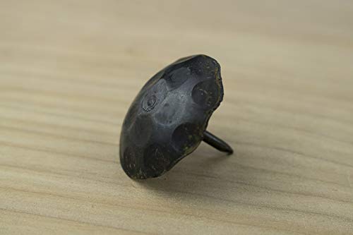 10 Pack Door Clavos Decorative Nails 1.5" Rustic Hammered Iron Various Finishes Available