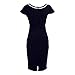 Nautical Sailor Retro Vintage Pinup Pencil Women's Dress