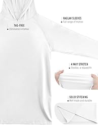 Men's Sun Protection Hoodie Shirt UPF 50+ Long