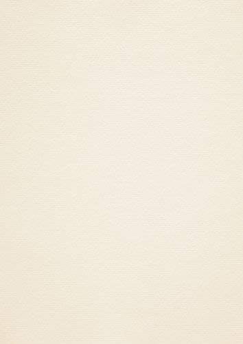 25 Feuilles Carton Texturé Crème 250g/m² A4 - Papier Relief Pour Invitations, Diplômes, DIY
