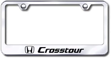Chik yx Honda Crosstour Logo Stainless Steel License Plate Frame