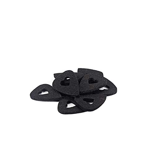 Aobiny Guitar Picks Compatible for Soprano Alto Tenor Saxophone Clarinet, New Sax Mouthpiece Cap fits Strap Ligature for Saxophone Clarinet (Black)