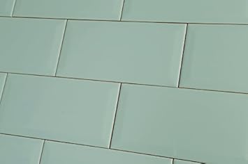 Sample Of Metro Duck Egg Wall Tiles 10x20cm Amazon Co Uk Diy Tools
