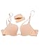 Intimate Portal Women Convertible Multiway Push Up Plunge Bra Nude Beige 36C