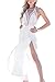 Zeagoo Women's Chiffon Halter Cover Up Long Maxi Beach Wedding Party Dress
