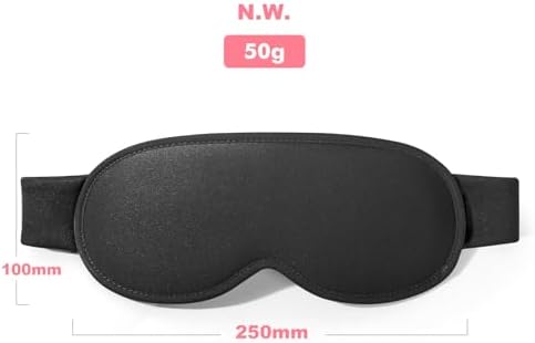 Masque de Nuit 100% Occultant, Sommeil 3D Sans Pression Oculaire — photo 8 sur 8
