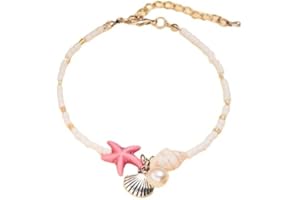 Beach Shell Beads Starfish Conch Anklet Starfish Bracelet Boho Summer Beach Anklet Conch Shell Starfish Charm Bracelets Foot 