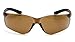 Pyramex S2515S Ztek Safety Glasses Coffee Lens Coffee Frame ANSI Z87+