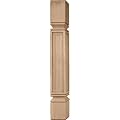 Ekena Millwork COL03X03X35KERW 3 3/4-Inch W x 3 3/4-Inch D x 35 1/2-Inch H Kent Raised Panel Cabinet Column, Rubberwood