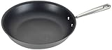 Emeril by All-Clad E83607 Hard Anodized Dishwasher Safe Oven Safe Scratch Resistent Fry / Saute Pan Cookware, 12-Inch, Black