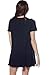 Alexander + David A+D® Womens Loose Flowy Shortslv Crewneck Tunic Dress (S-3X) (Black, Small)