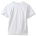 Kanu Surf Boys' Short Sleeve UPF 50+ Rashguard Swim Shirt, Solid White, 5T