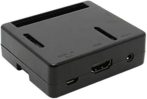 Estuche de Abs color negro/transparente para Raspberry Pi Modelo 3 A + (Plus) D Estuche de Abs para modelo Raspberry Pi