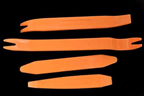 Mchoice 4pcs Auto Car Radio Door Clip Panel Trim Dash Audio Removal Installer Pry Tool
