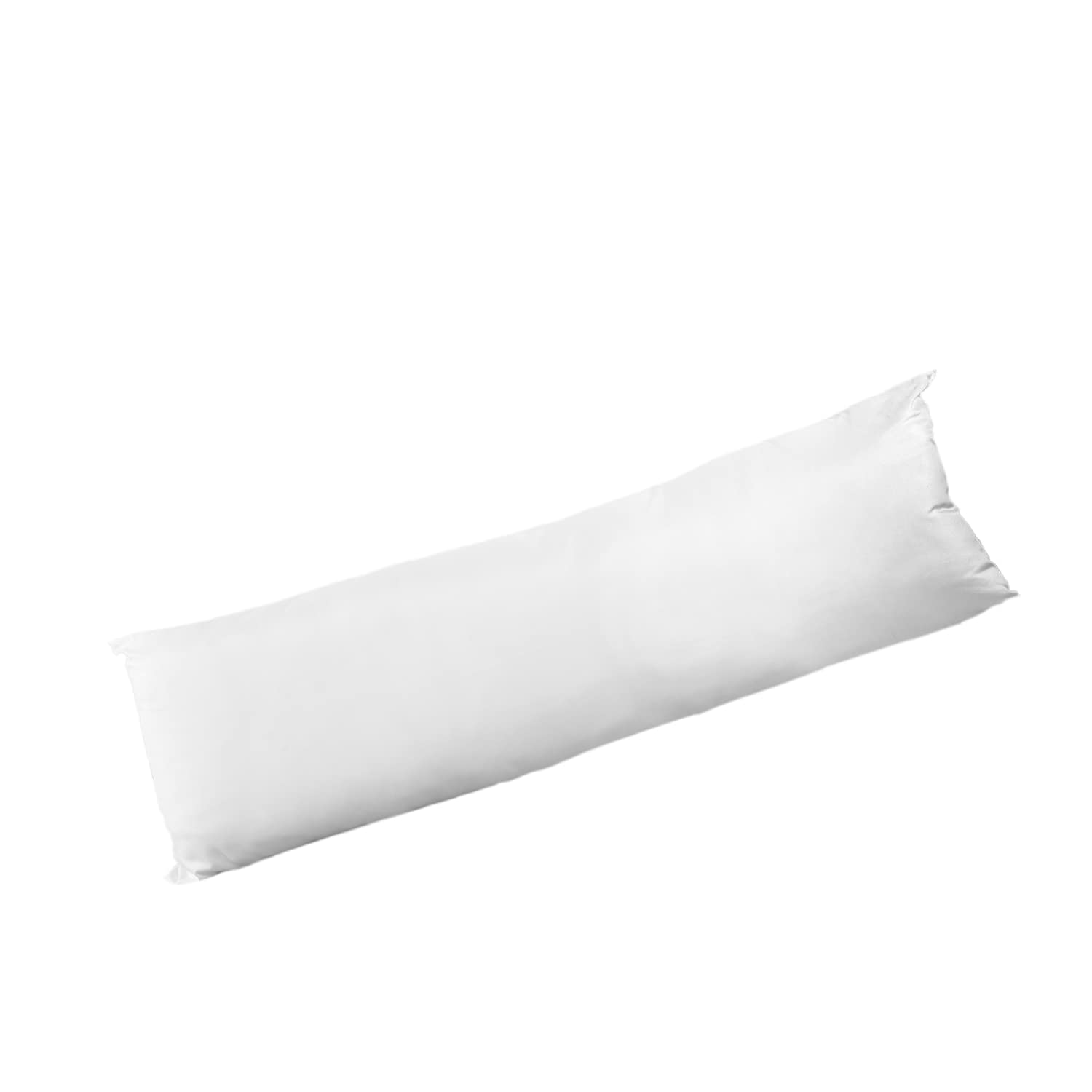 Sleep&Snuggle Long Bolster Pillowcase to Fit King 60”/ 152cm Body Pillow Neck Support Pregnancy Maternity Orthopaedic Support Comfort and Soft Case - White