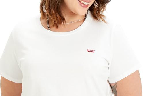 Plus Size The Perfect Tee, T-shirt Donna, White +, 2XL