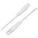 Metal Ear Earwax Curette Remover Spoon Earpick Tool 10 Pcs Silver Tone